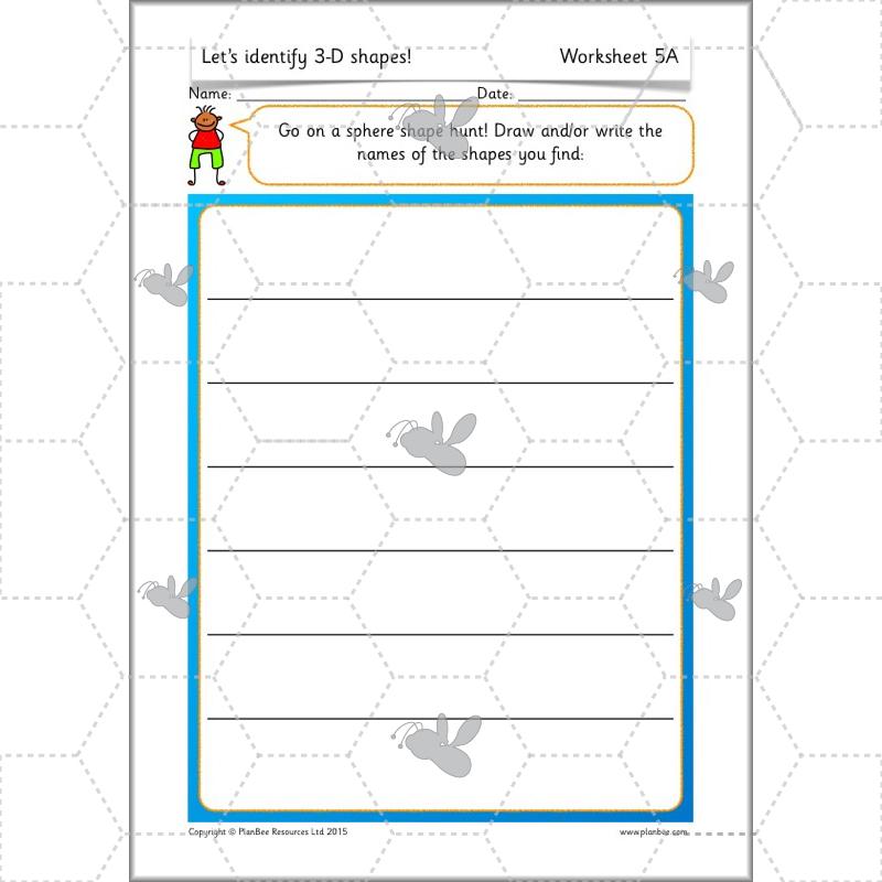 PlanBee Names of 3D shapes Year 1 Shape Lessons | PlanBee