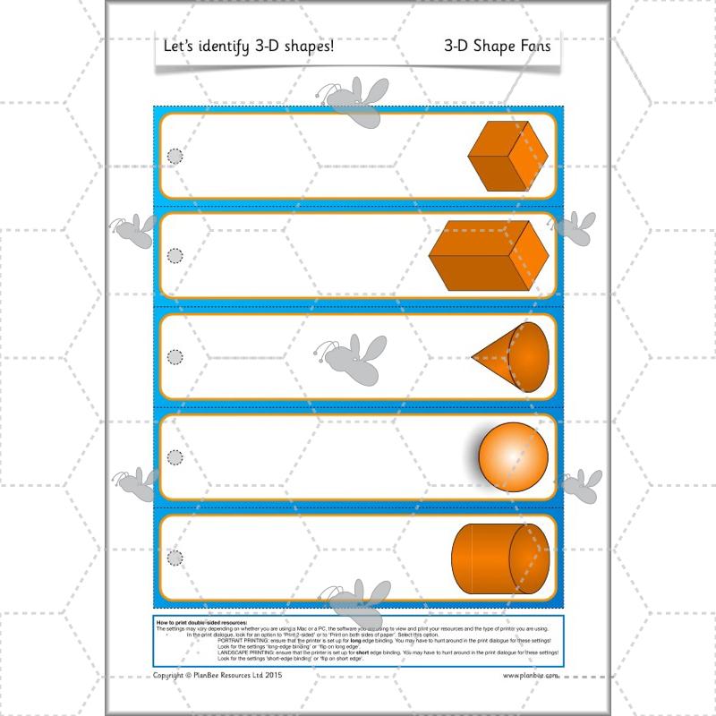 PlanBee Names of 3D shapes Year 1 Shape Lessons | PlanBee