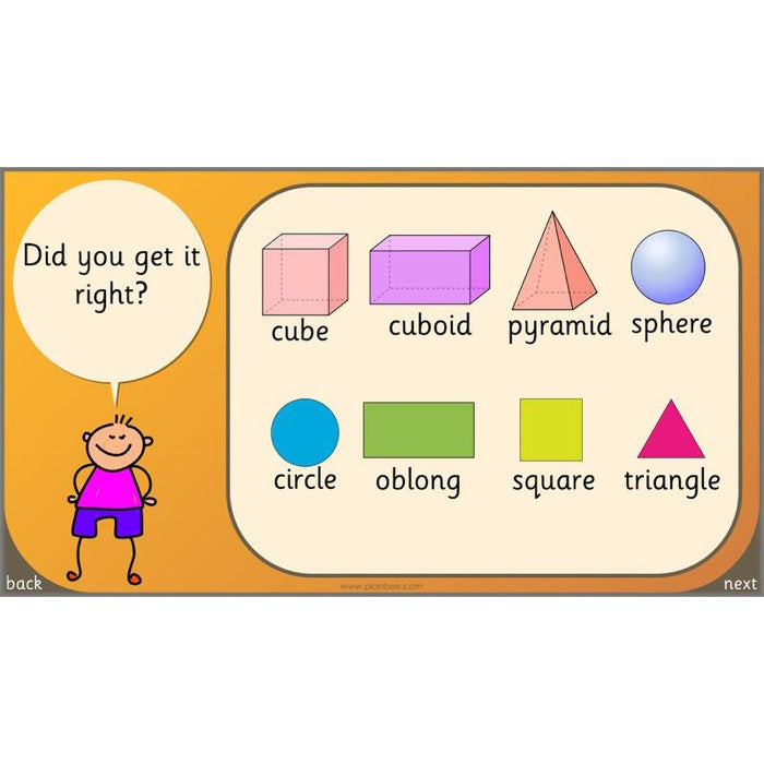 PlanBee Identify Shapes 2D and 3D Shapes Lessons | PlanBee