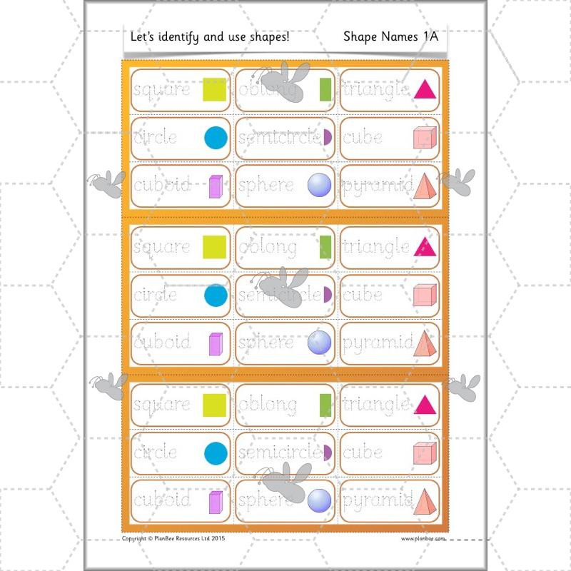 PlanBee Identify Shapes 2D and 3D Shapes Lessons | PlanBee