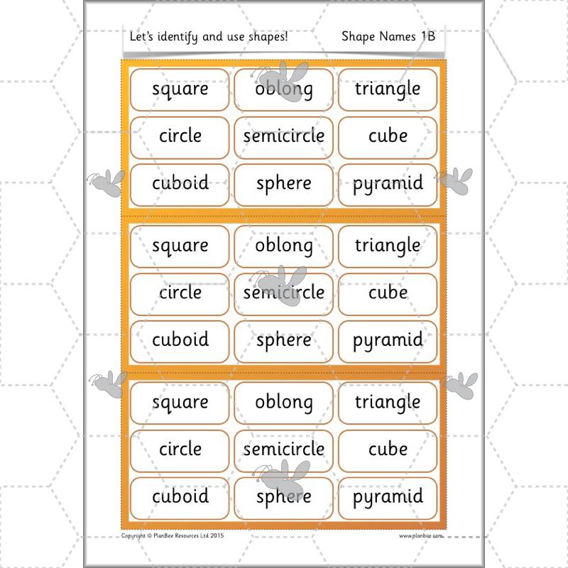 PlanBee Identify Shapes 2D and 3D Shapes Lessons | PlanBee