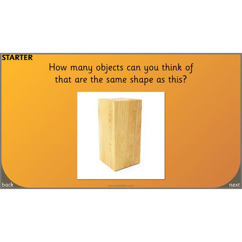 PlanBee Identify Shapes 2D and 3D Shapes Lessons | PlanBee