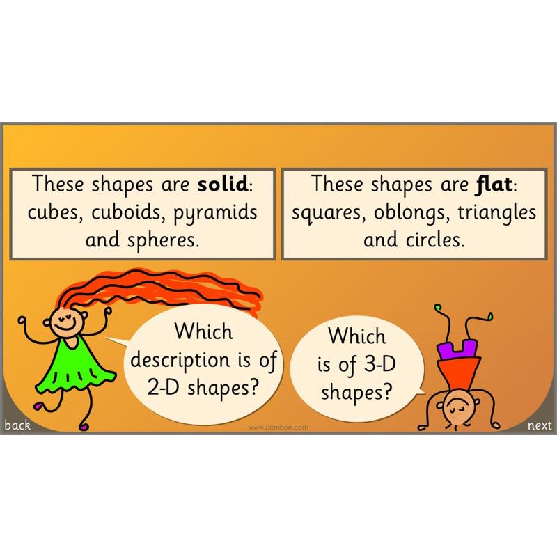 PlanBee Identify Shapes 2D and 3D Shapes Lessons | PlanBee