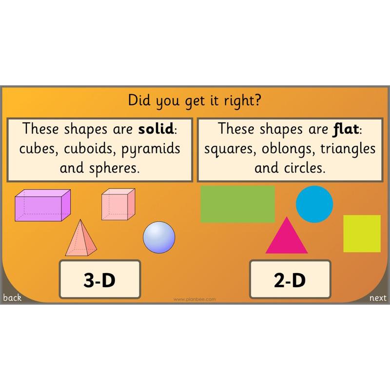 PlanBee Identify Shapes 2D and 3D Shapes Lessons | PlanBee