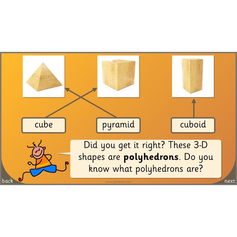 PlanBee Identify Shapes 2D and 3D Shapes Lessons | PlanBee