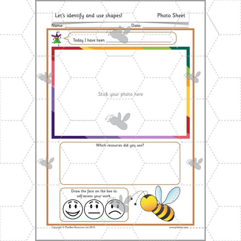 PlanBee Identify Shapes 2D and 3D Shapes Lessons | PlanBee
