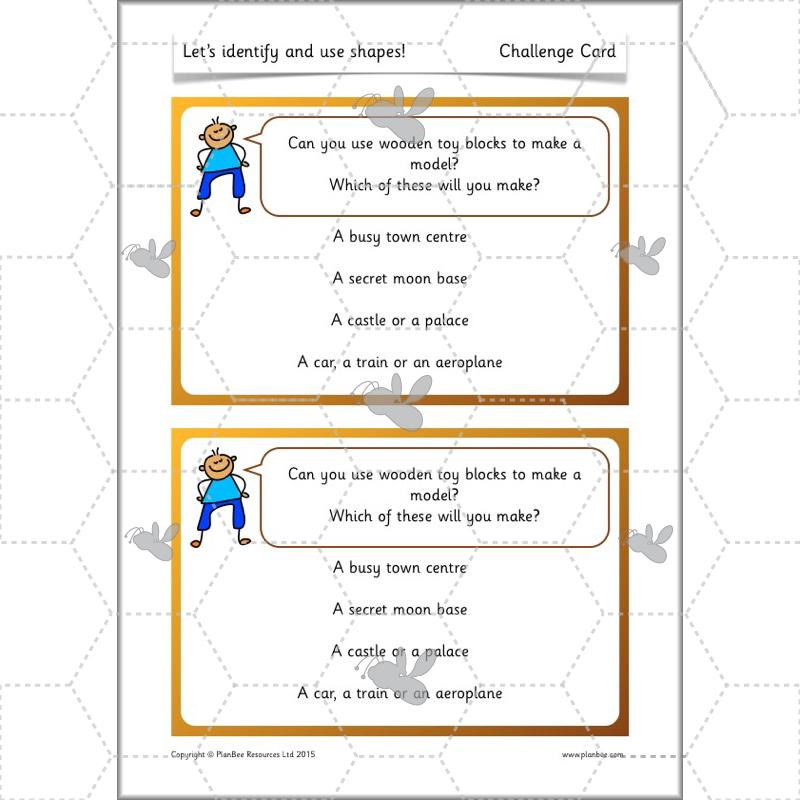 PlanBee Identify Shapes 2D and 3D Shapes Lessons | PlanBee