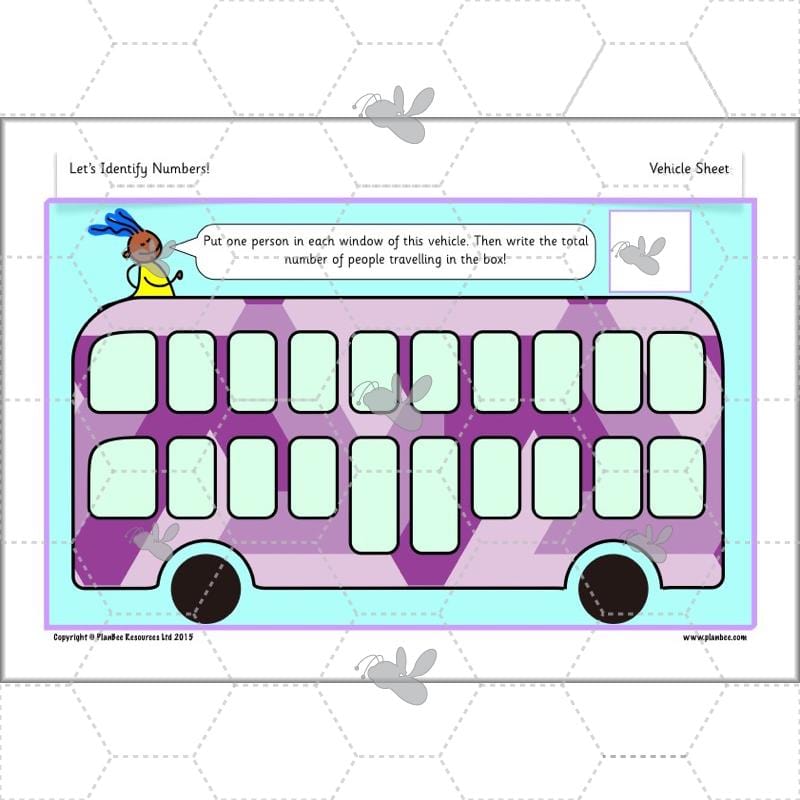 PlanBee Identify Numbers 1-20 Year 1 Maths by PlanBee