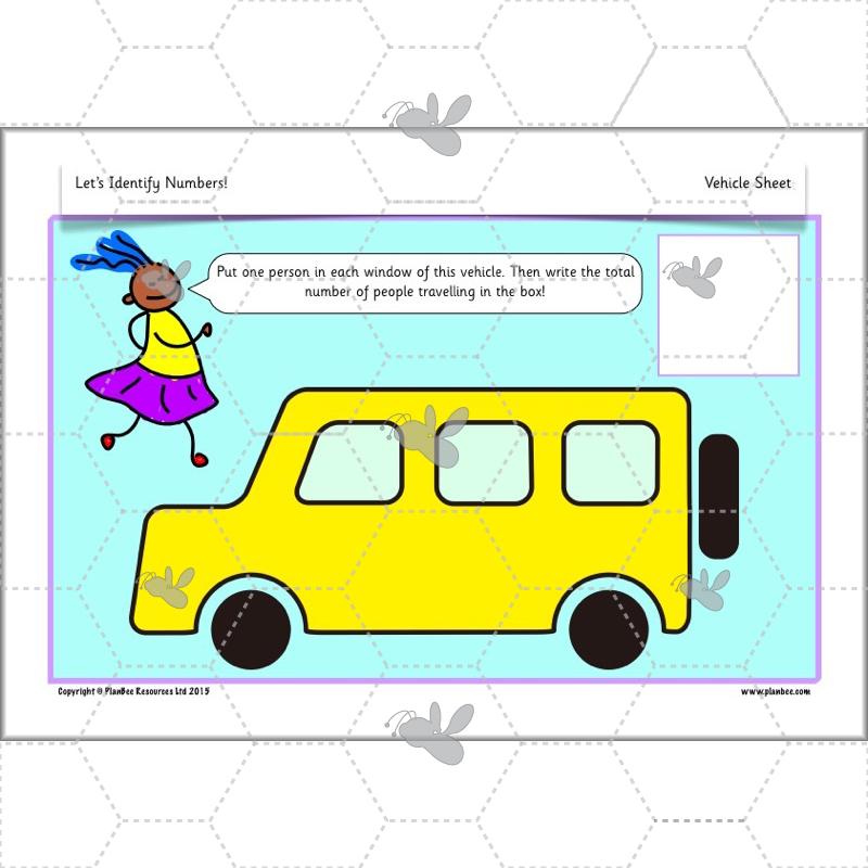 PlanBee Identify Numbers 1-20 Year 1 Maths by PlanBee