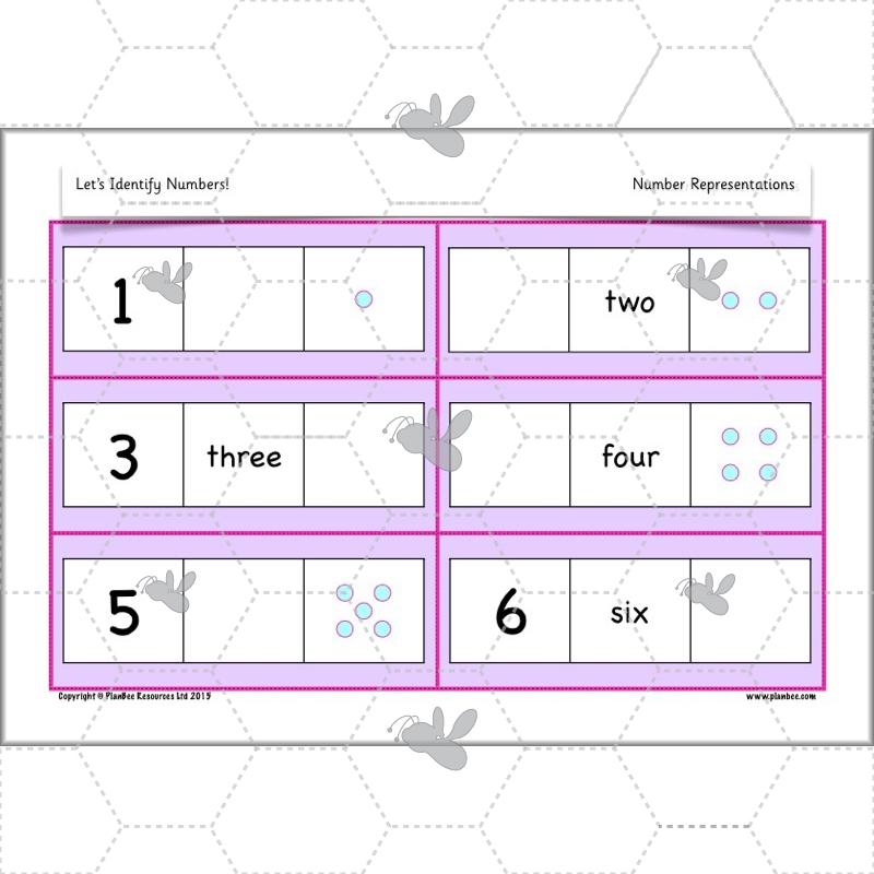 PlanBee Identify Numbers 1-20 Year 1 Maths by PlanBee