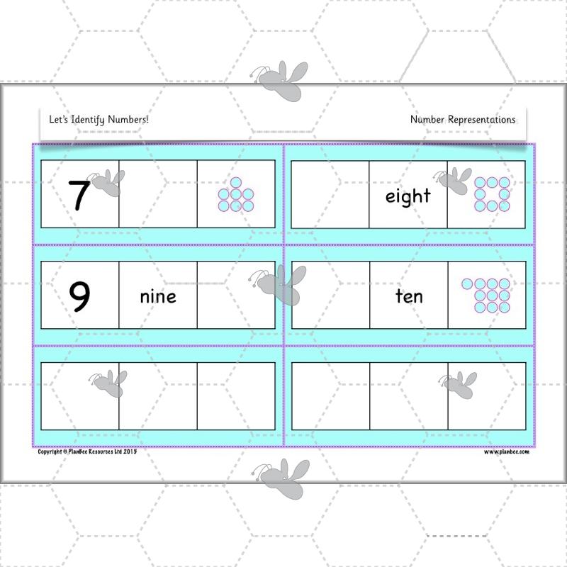 PlanBee Identify Numbers 1-20 Year 1 Maths by PlanBee
