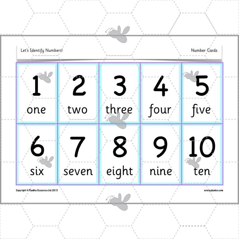 PlanBee Identify Numbers 1-20 Year 1 Maths by PlanBee