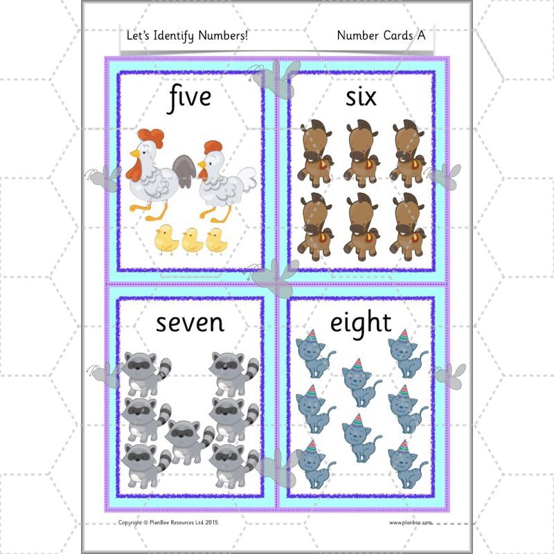PlanBee Identify Numbers 1-20 Year 1 Maths by PlanBee