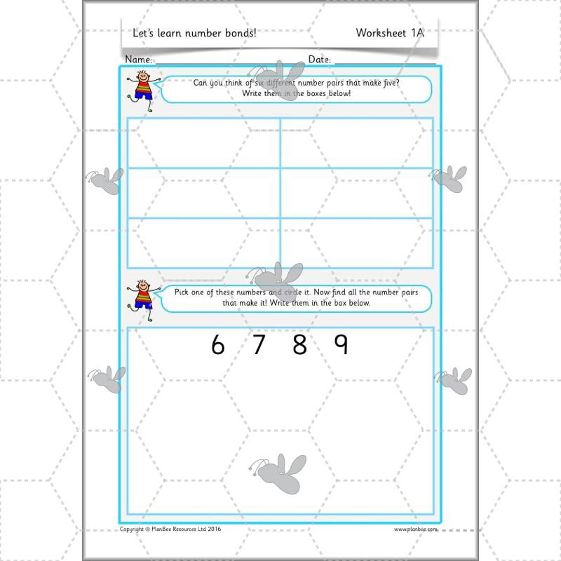 PlanBee Let’s learn number bonds - KS1 complete planning