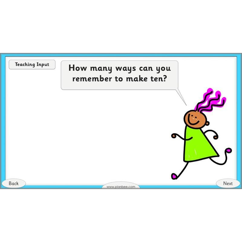 PlanBee Let’s learn number bonds - KS1 complete planning