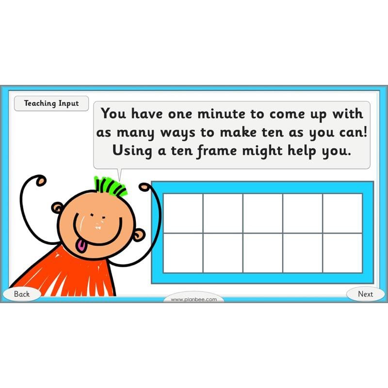 PlanBee Let’s learn number bonds - KS1 complete planning