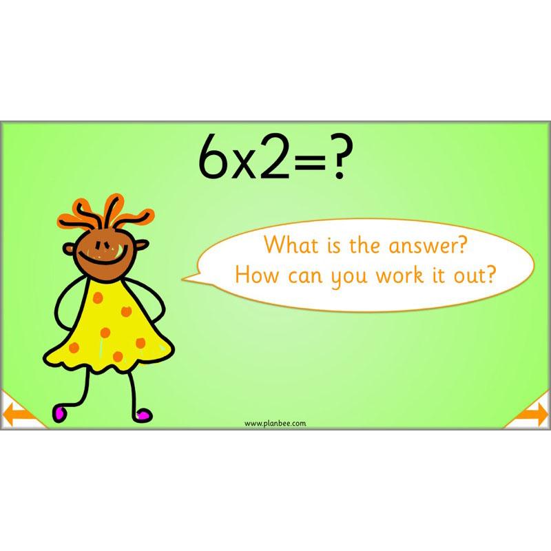PlanBee Let's Learn our Times Tables - Maths Lessons Year 2 Multiplication