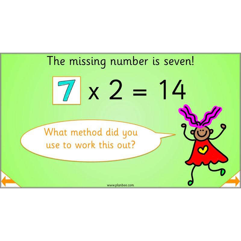 PlanBee Let's Learn our Times Tables - Maths Lessons Year 2 Multiplication
