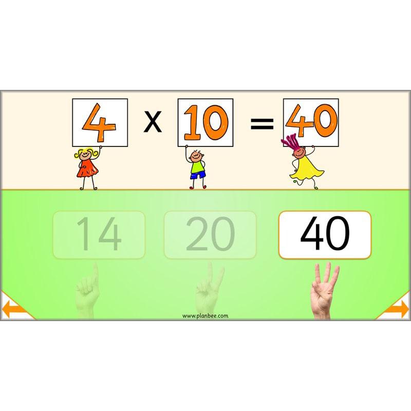 PlanBee Let's Learn our Times Tables - Maths Lessons Year 2 Multiplication