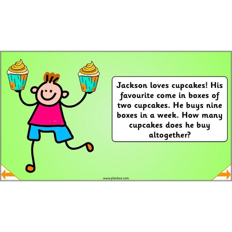 PlanBee Let's Learn our Times Tables - Maths Lessons Year 2 Multiplication