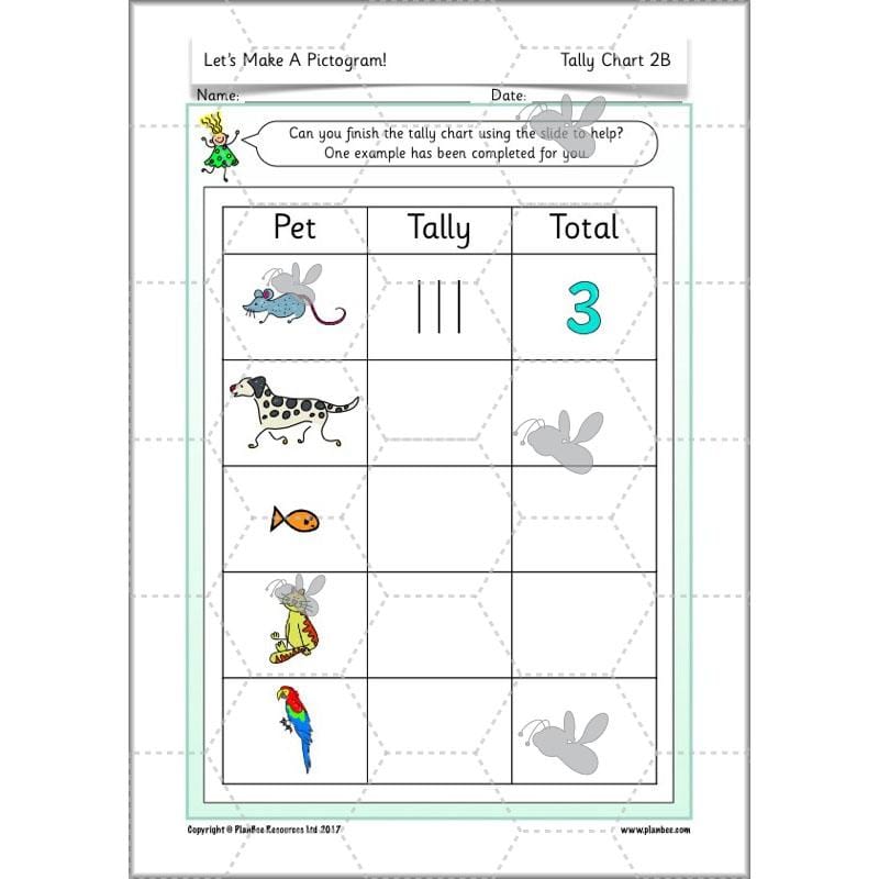 PlanBee Let's Make a Pictogram Year 2 Maths Lessons | PlanBee