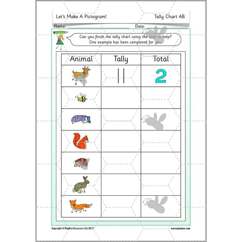 PlanBee Let's Make a Pictogram Year 2 Maths Lessons | PlanBee