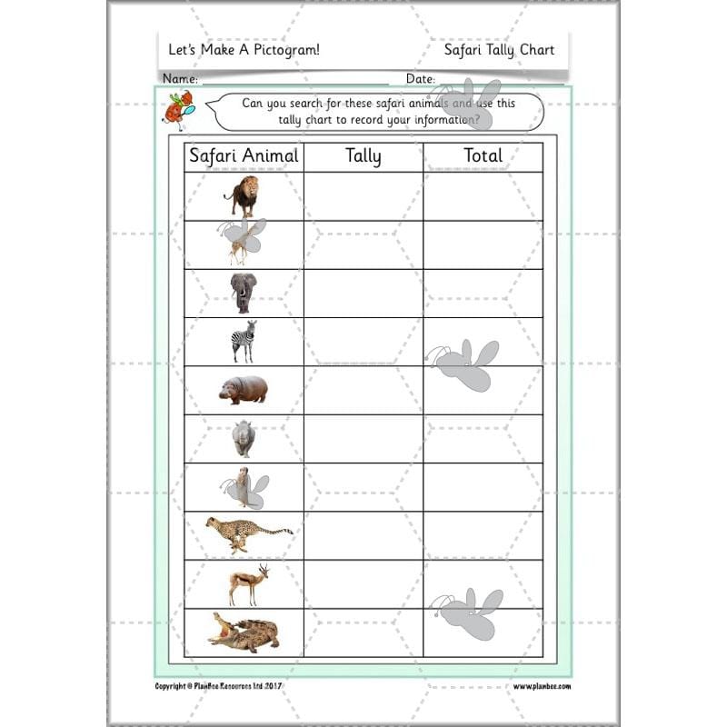 PlanBee Let's Make a Pictogram Year 2 Maths Lessons | PlanBee