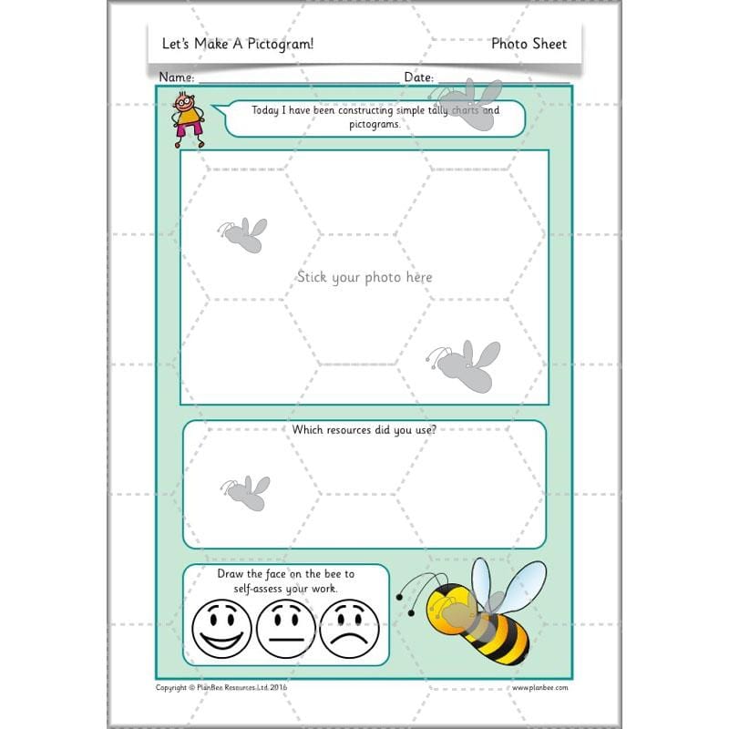 PlanBee Let's Make a Pictogram Year 2 Maths Lessons | PlanBee