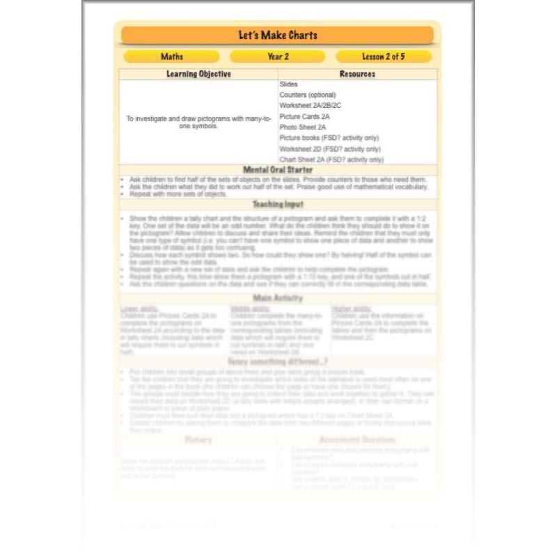 PlanBee Let’s Make Charts | Year 2 Statistics Lessons by PlanBee