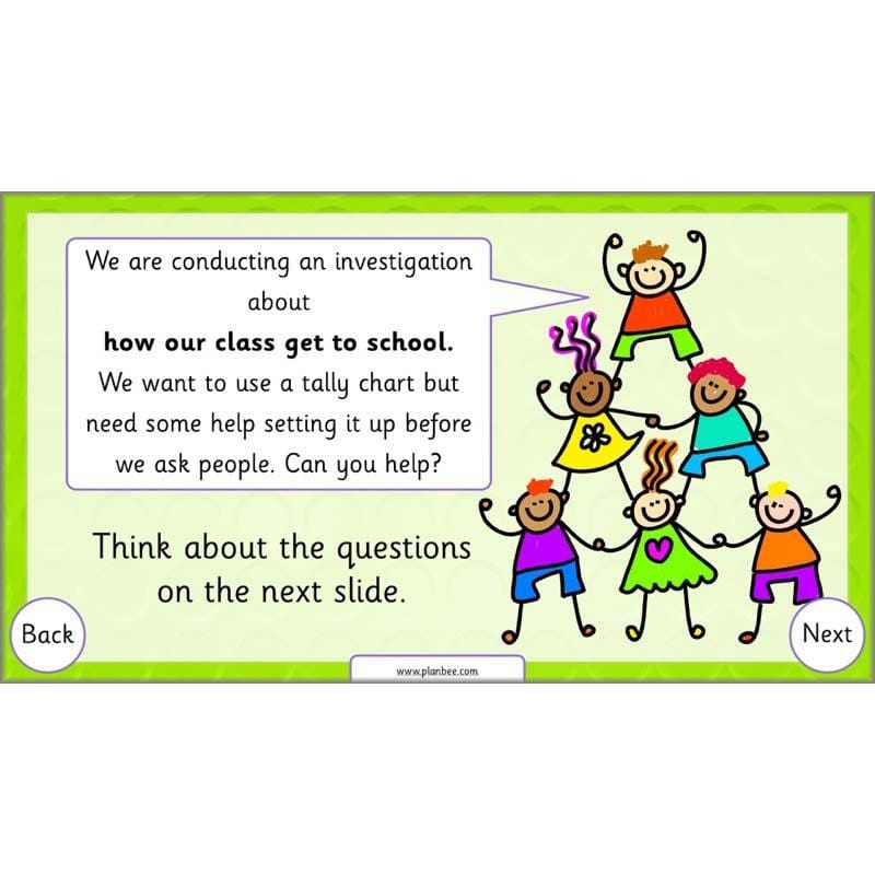 PlanBee Let’s Make Charts | Year 2 Statistics Lessons by PlanBee