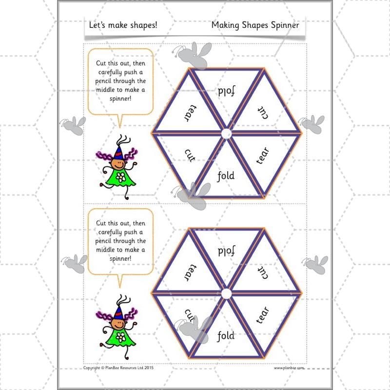 PlanBee Make Shapes Year 1 Shape Maths Lessons | PlanBee
