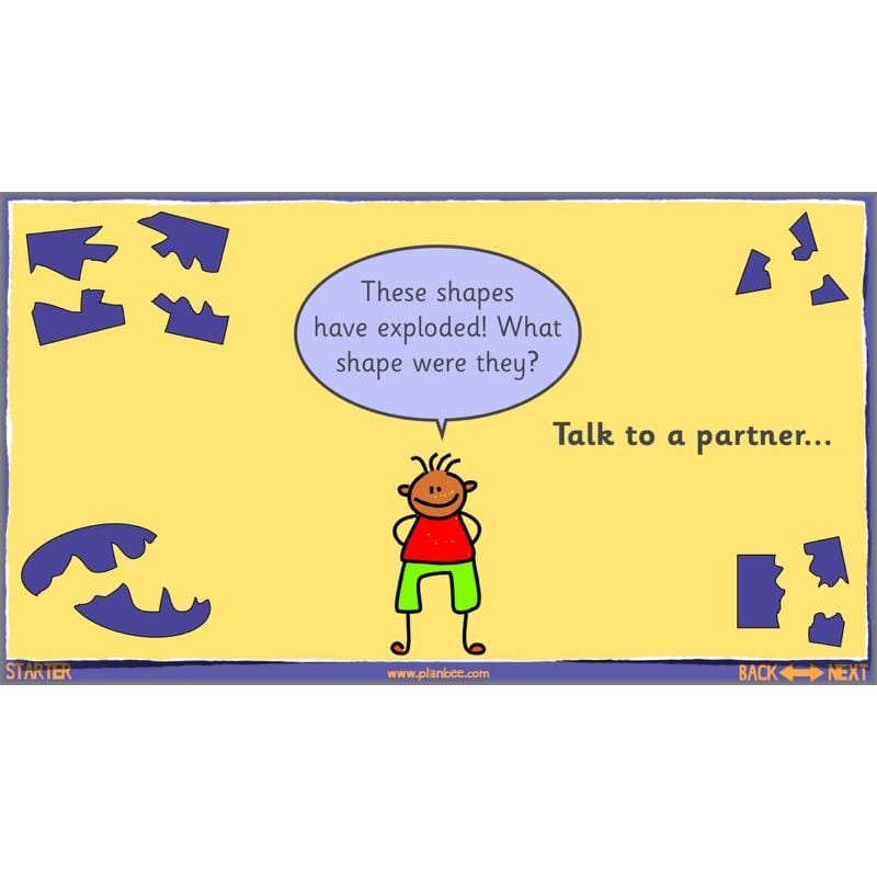 PlanBee Make Shapes Year 1 Shape Maths Lessons | PlanBee