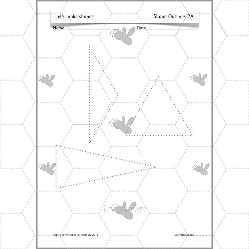 PlanBee Make Shapes Year 1 Shape Maths Lessons | PlanBee