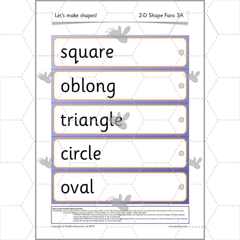 PlanBee Make Shapes Year 1 Shape Maths Lessons | PlanBee