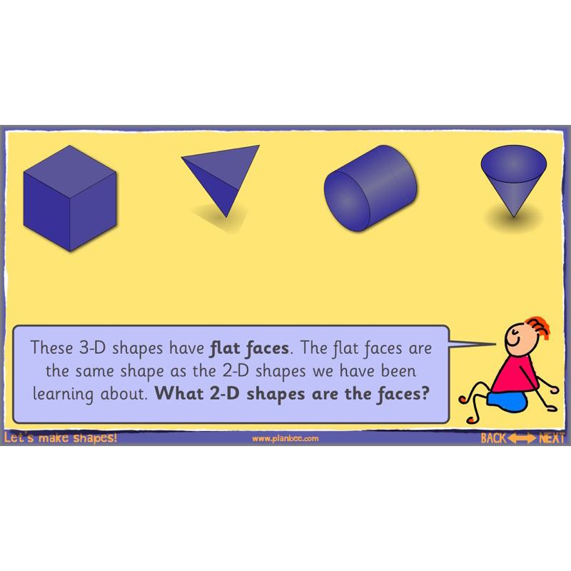 PlanBee Make Shapes Year 1 Shape Maths Lessons | PlanBee