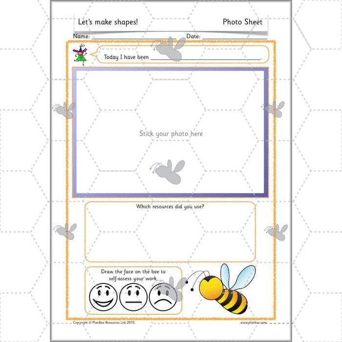 PlanBee Make Shapes Year 1 Shape Maths Lessons | PlanBee