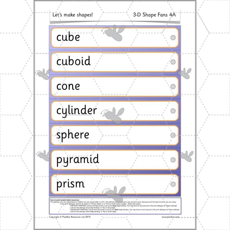 PlanBee Make Shapes Year 1 Shape Maths Lessons | PlanBee