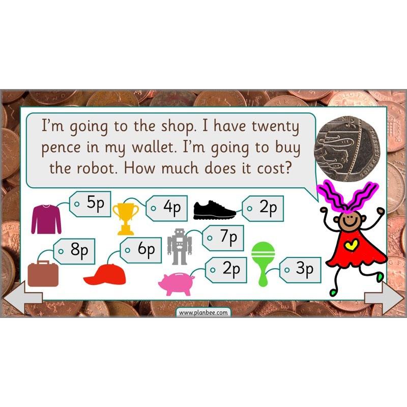 PlanBee Let’s make totals using coins 2 -  Year 1 Key Stage 1 Maths planning
