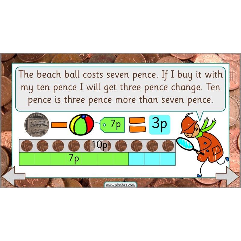 PlanBee Let’s make totals using coins 2 -  Year 1 Key Stage 1 Maths planning
