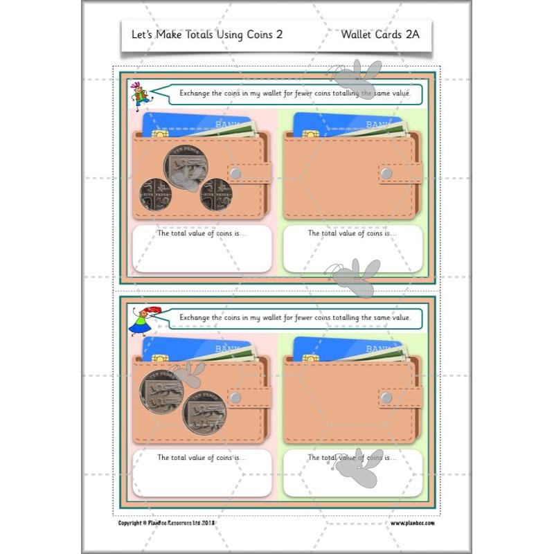 PlanBee Let’s make totals using coins 2 -  Year 1 Key Stage 1 Maths planning