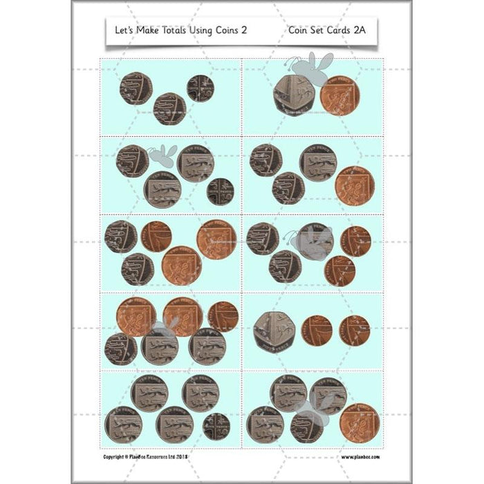 PlanBee Let’s make totals using coins 2 -  Year 1 Key Stage 1 Maths planning