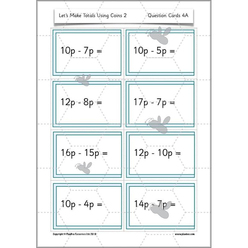 PlanBee Let’s make totals using coins 2 -  Year 1 Key Stage 1 Maths planning