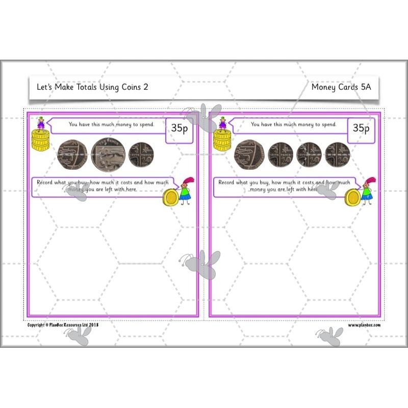 PlanBee Let’s make totals using coins 2 -  Year 1 Key Stage 1 Maths planning
