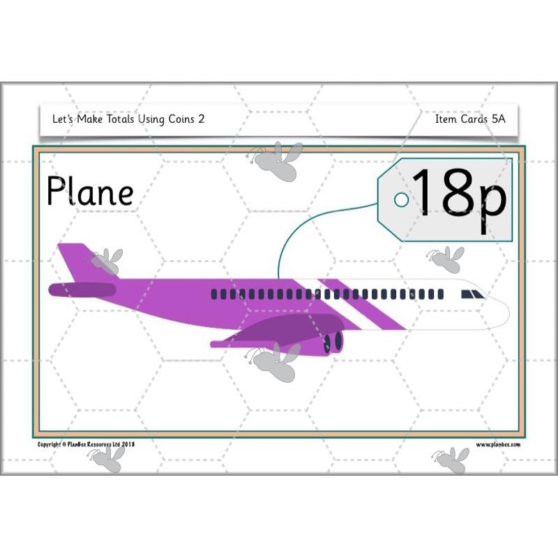 PlanBee Let’s make totals using coins 2 -  Year 1 Key Stage 1 Maths planning