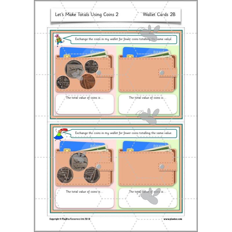 PlanBee Let’s make totals using coins 2 -  Year 1 Key Stage 1 Maths planning