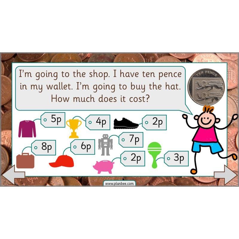 PlanBee Let’s make totals using coins 2 -  Year 1 Key Stage 1 Maths planning