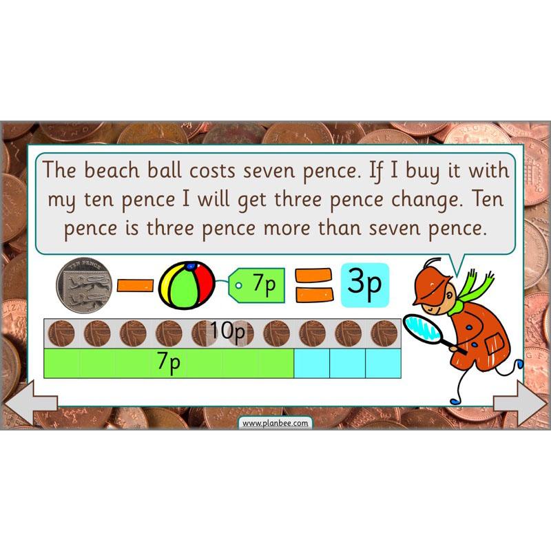 PlanBee Let’s make totals using coins 2 -  Year 1 Key Stage 1 Maths planning
