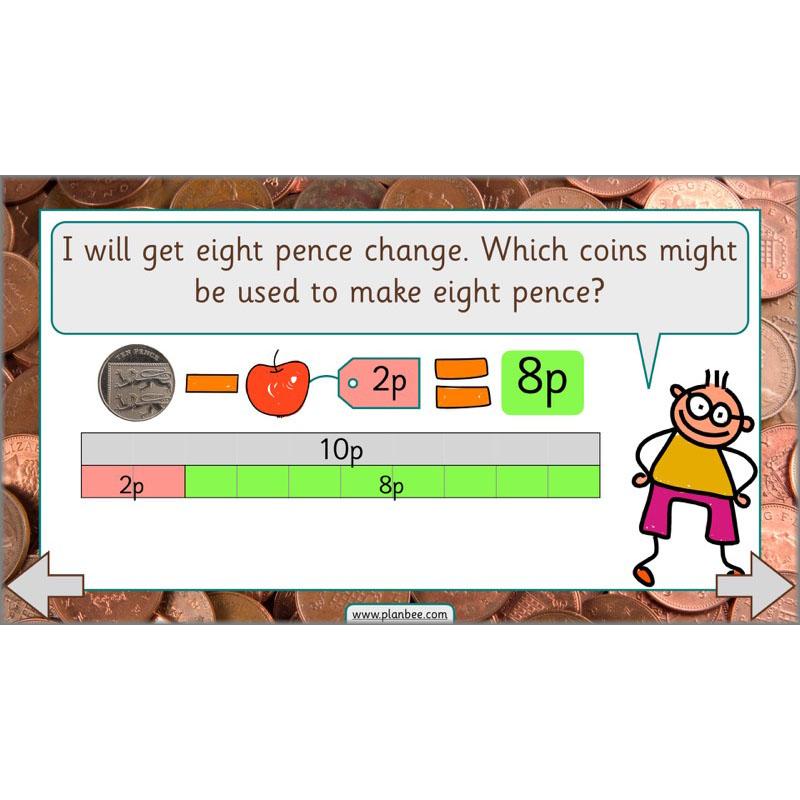 PlanBee Let’s make totals using coins 2 -  Year 1 Key Stage 1 Maths planning