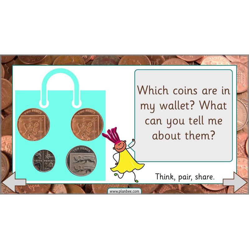 PlanBee Let’s make totals using coins 2 -  Year 1 Key Stage 1 Maths planning
