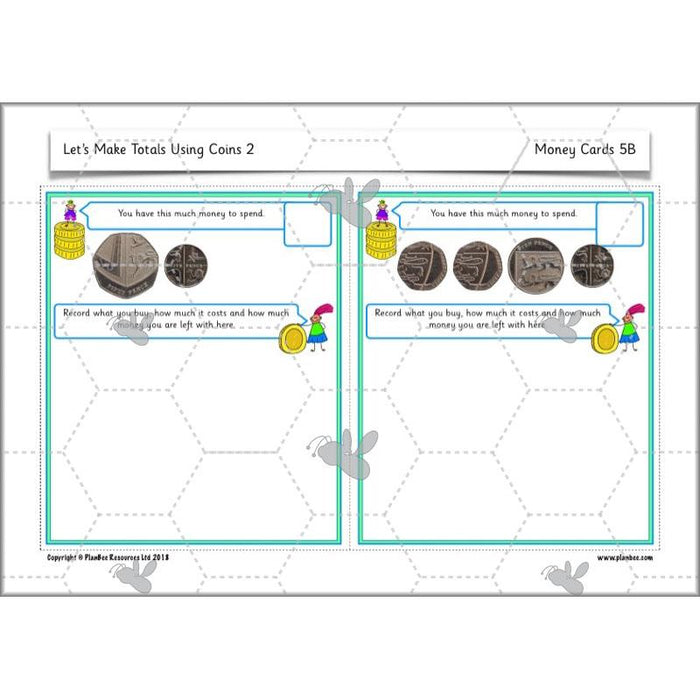 PlanBee Let’s make totals using coins 2 -  Year 1 Key Stage 1 Maths planning